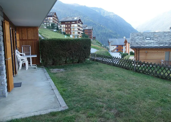 Mountain Escape With Fireplace Lejlighed Veysonnaz